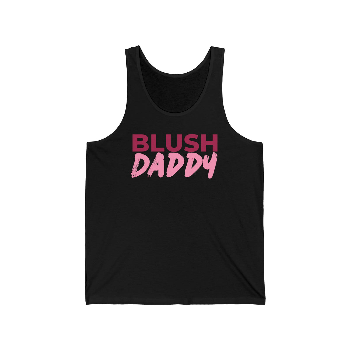 Blush Daddy Tank Top — "Hydrate like a Baddie" Graphic Fitness Tank