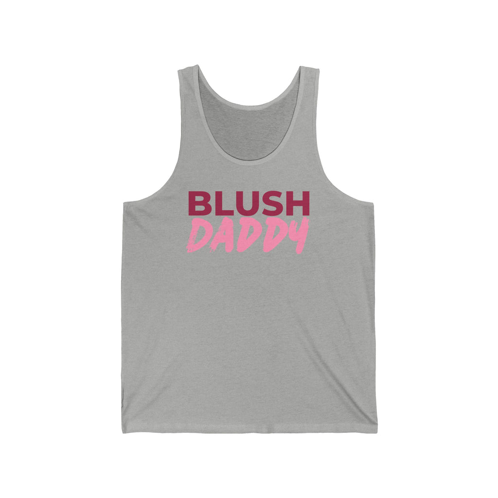 Blush Daddy Tank Top — "Hydrate like a Baddie" Graphic Fitness Tank