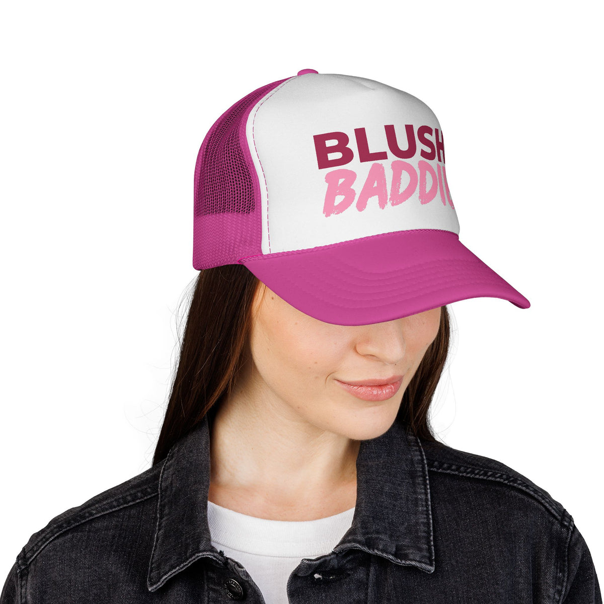 Blush Baddie Trucker Cap