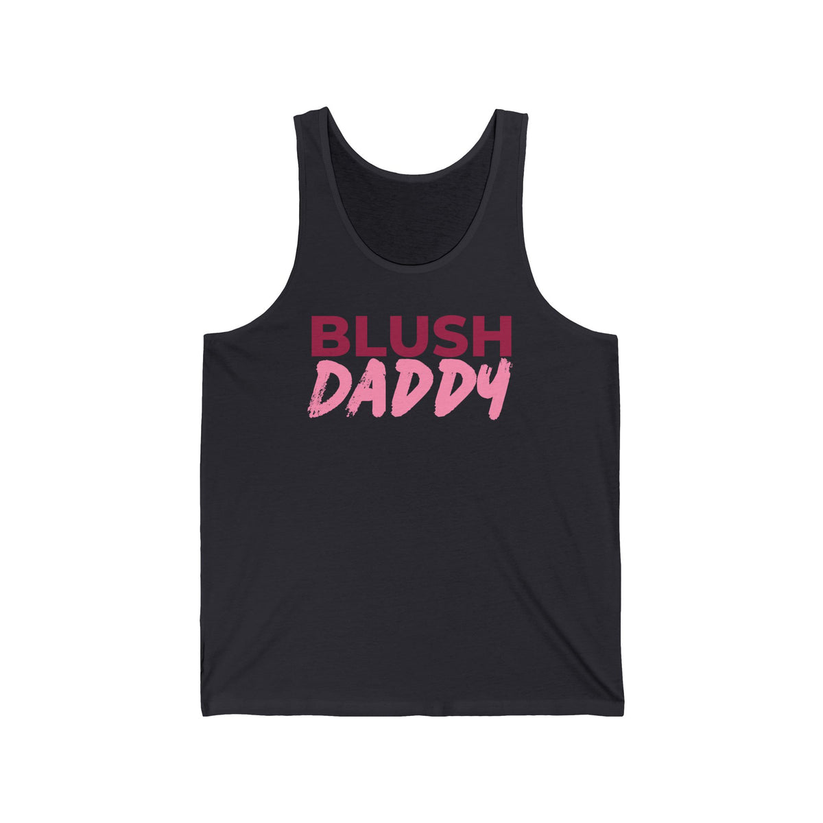 Blush Daddy Tank Top — "Hydrate like a Baddie" Graphic Fitness Tank